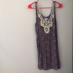 Cotton On Size S Purple Floral Tank Top